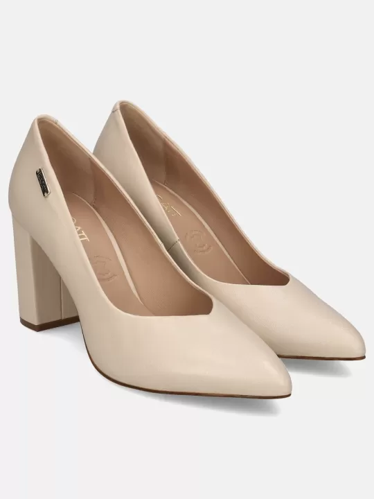 Jemila Revo Beige Court Shoes | BAGATT Flash Sale